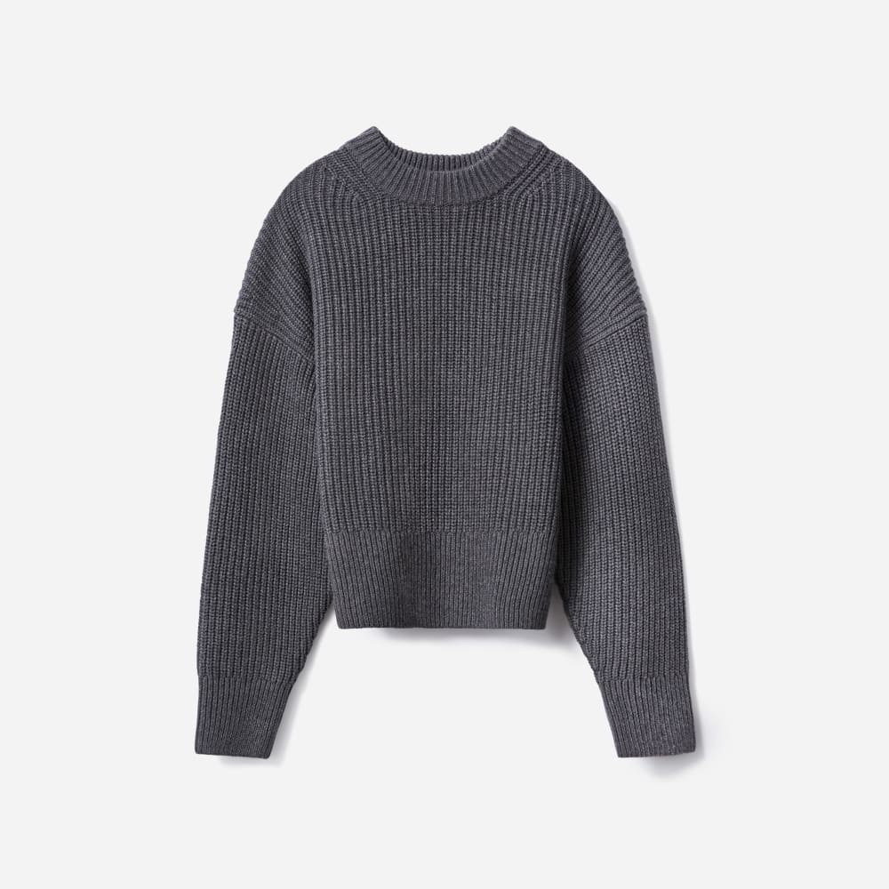 Everlane Texture Cotton Crew Sweater - Picture 2 of 5